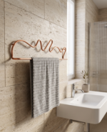 Kanji Towel Holder (Rose Gold) - Image 2